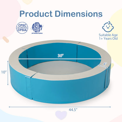 Detachable Foam Ball Pit with 50 Colorful Ocean Balls, Blue Baby Playpen & Playards at Gallery Canada