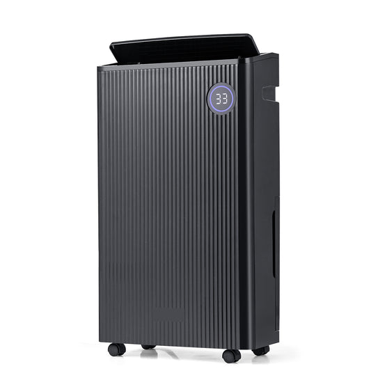 4500 Sq. Ft 57 Pint Quiet Dehumidifier, Basement, 4 Modes, Black Dehumidifiers Black at Gallery Canada