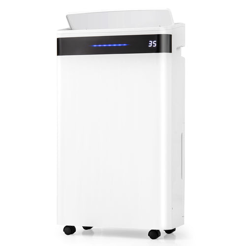 4500 Sq. Ft 57 Pint Dehumidifier for Home and Basement, White