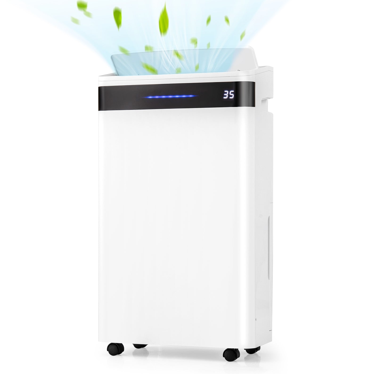 4500 Sq. Ft 57 Pint Dehumidifier for Home and Basement, White Dehumidifiers at Gallery Canada