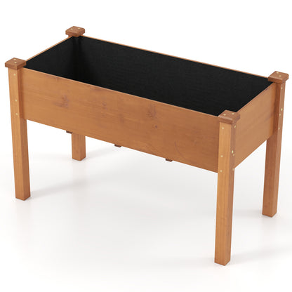 Raised Garden Bed With Legs, Drainage Holes, Brown Raised Garden Beds Brown at Gallery Canada