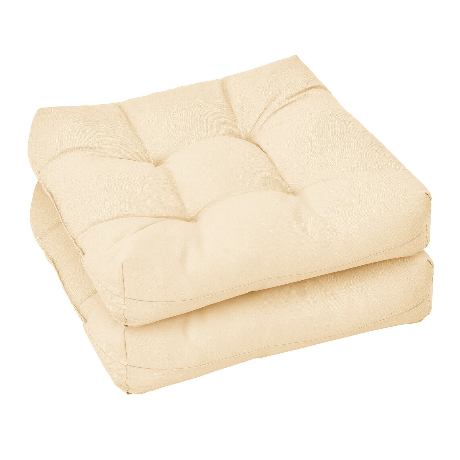 21 Inch x 21 Inch Patio Chair Seat Cushion Pads for Indoor and Outdoor, Beige Outdoor Furniture Accessories at Gallery Canada