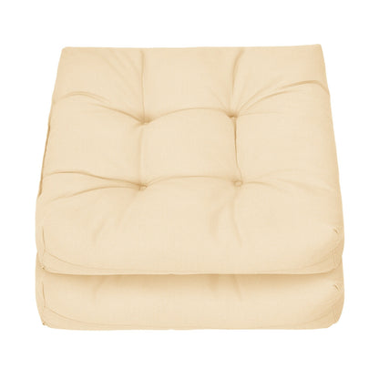 21 Inch x 21 Inch Patio Chair Seat Cushion Pads for Indoor and Outdoor, Beige Outdoor Furniture Accessories at Gallery Canada