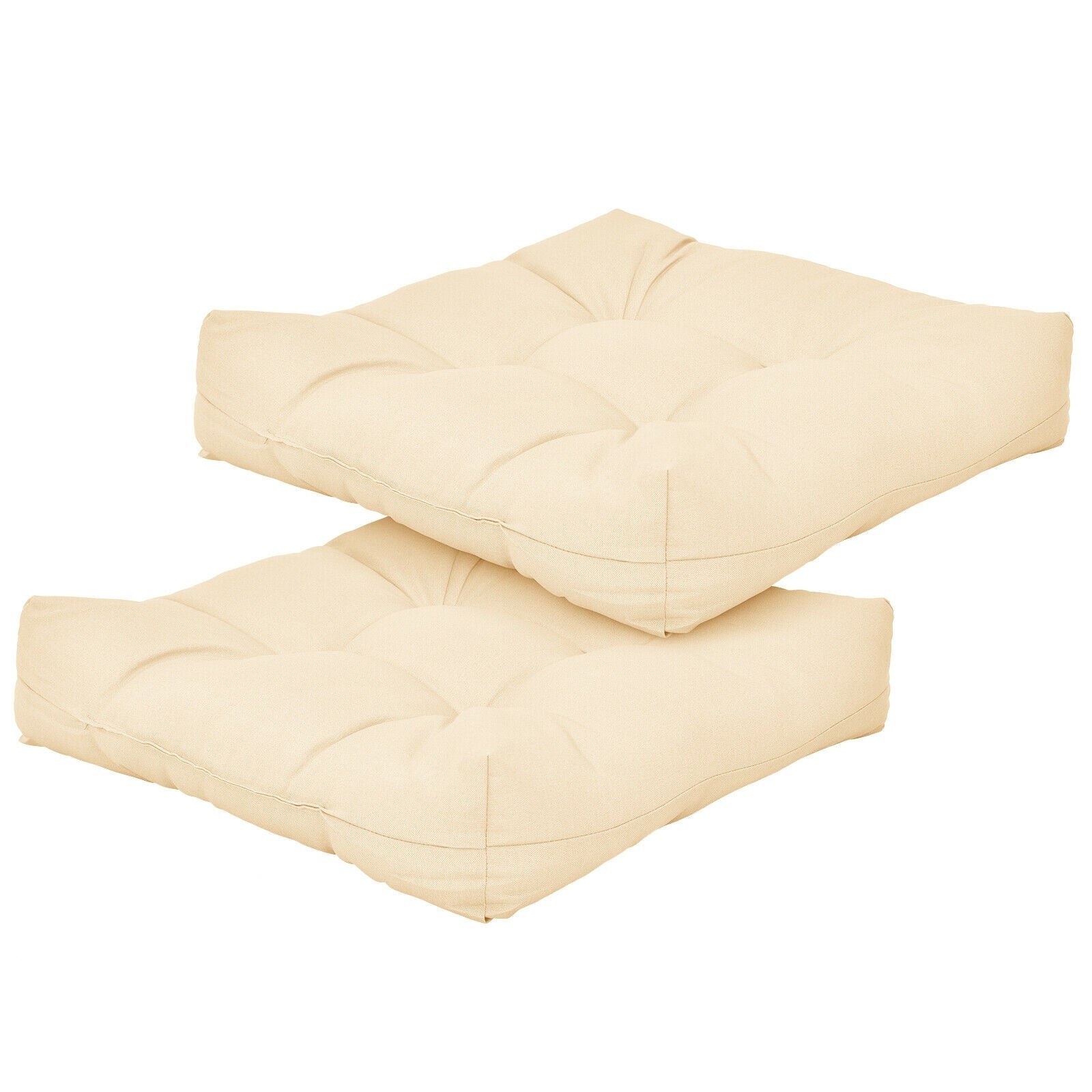 21 Inch x 21 Inch Patio Chair Seat Cushion Pads for Indoor and Outdoor, Beige Outdoor Furniture Accessories at Gallery Canada