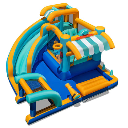 Inflatable Water Slide Bounce House, Kids Jump Castle With Water Cannon Inflatable Water Slides at Gallery Canada