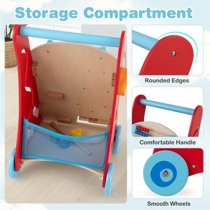 Baby Push Walker with Handle and Wheels for Boys & Girls 3+ Years Old-Muticolor, Multicolor Baby Activity at Gallery Canada