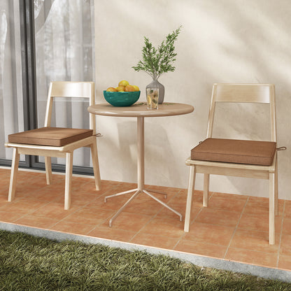 Outdoor Chair Cushion Set of 2 Waterproof Fade-Resistant Olefin Seat Cushions, Brown Outdoor Furniture Accessories at Gallery Canada