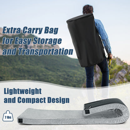 Lightweight Portable Memory Camping Mattress with Carrying Bag, Gray Air Mattresses & Sleeping Bags at Gallery Canada