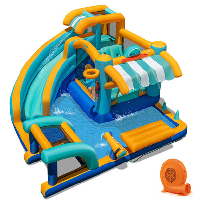 Inflatable Water Slide Bounce House, Kids Jump Castle, 750W Blower Inflatable Water Slides at Gallery Canada