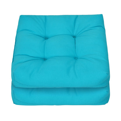 21 Inch x 21 Inch Patio Chair Seat Cushion Pads for Indoor and Outdoor, Turquoise Outdoor Furniture Accessories at Gallery Canada
