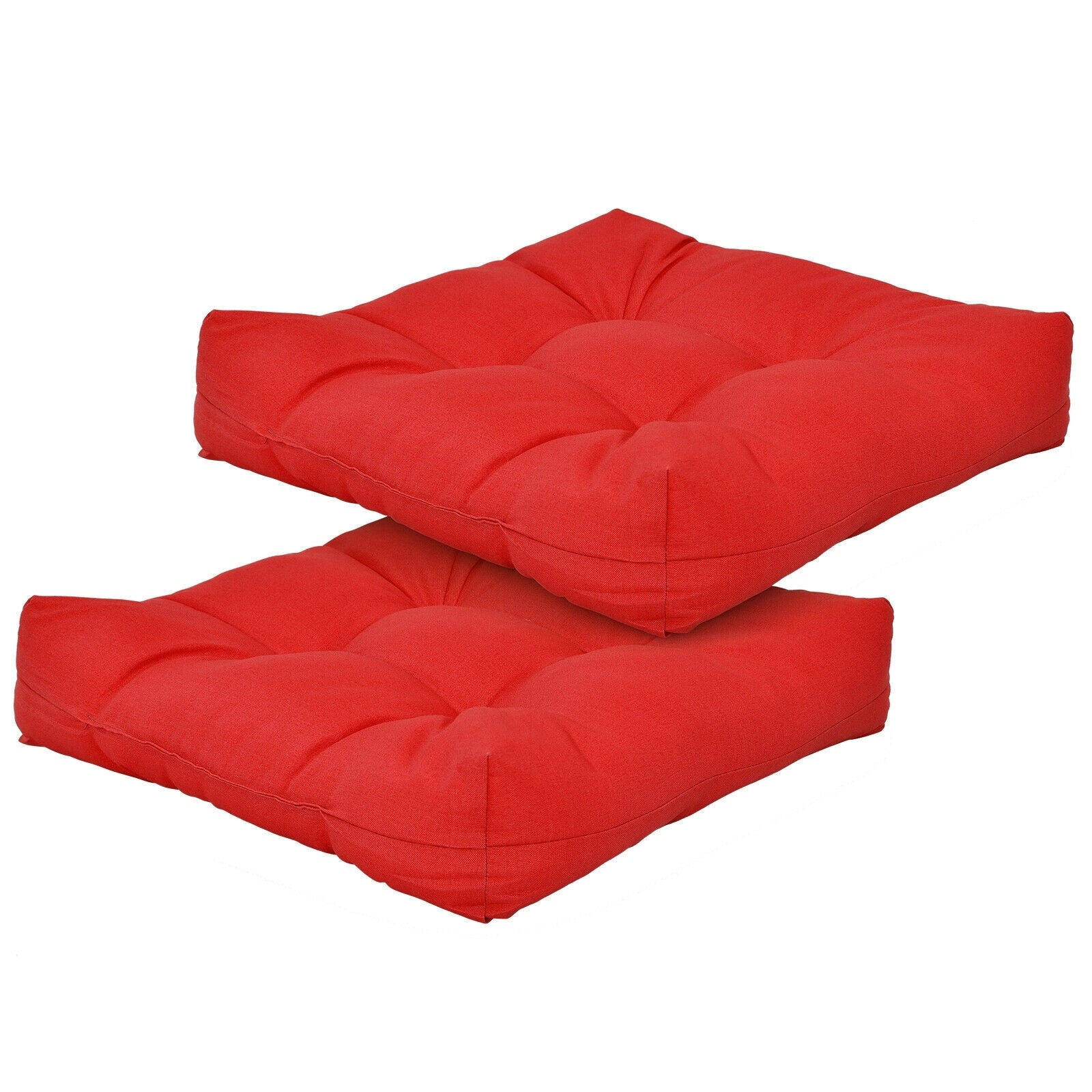 21 Inch x 21 Inch Patio Chair Seat Cushion Pads for Indoor and Outdoor, Red Outdoor Furniture Accessories at Gallery Canada