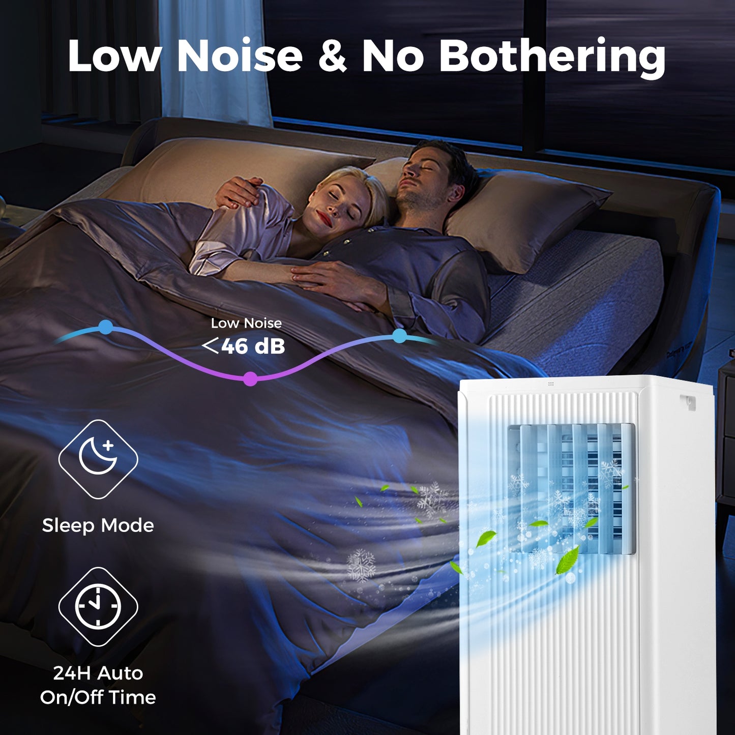 10000 BTU Portable Air Conditioner Cools up to 350 Sq wth 24H Timer, White Portable Air Conditioners at Gallery Canada