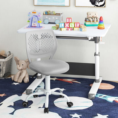Ergonomic Children Study Chair with Adjustable Height, Gray Kids Chairs & Seating at Gallery Canada