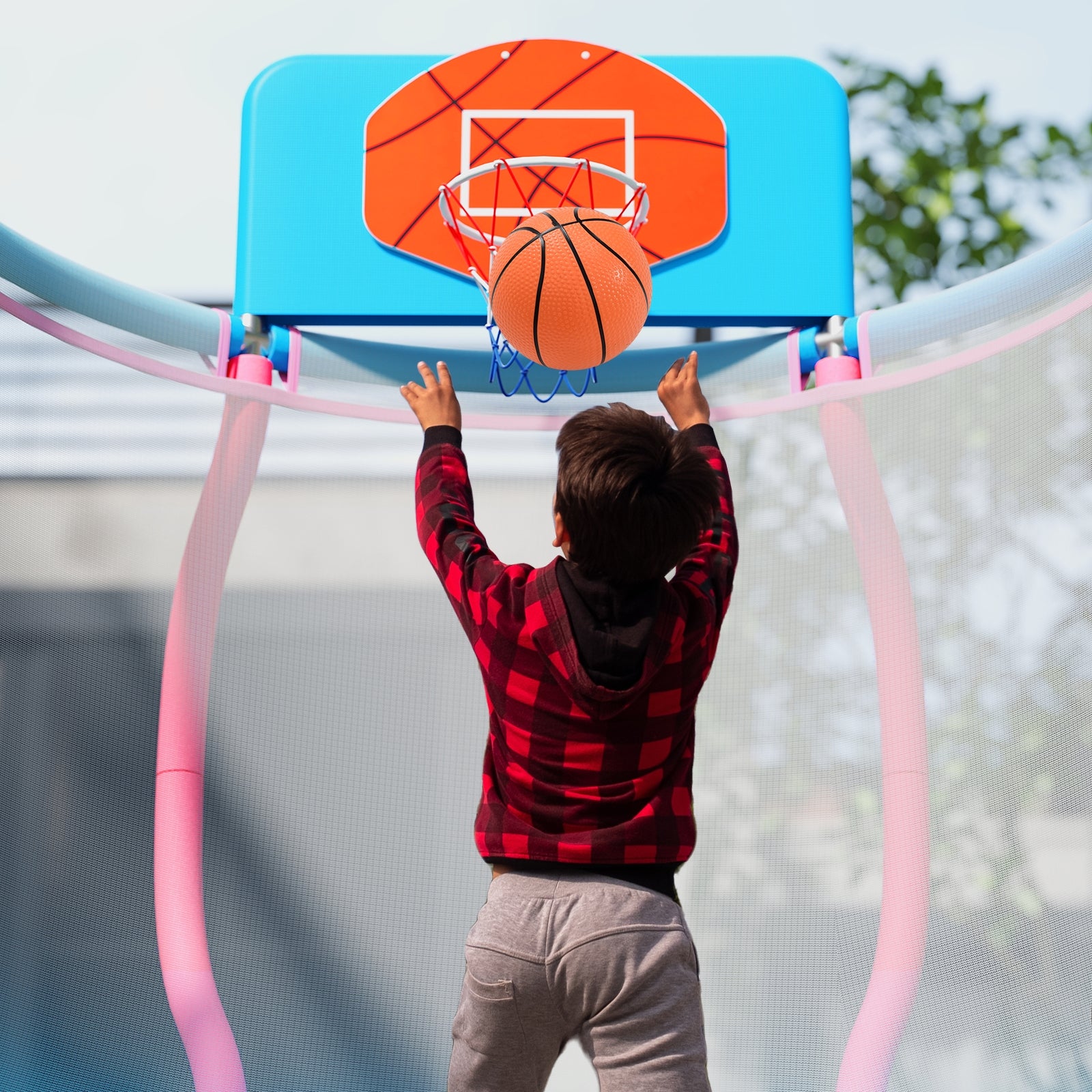 Kids Trampoline Indoor & Outdoor Pumpkin Trampoline, Pink Trampolines at Gallery Canada