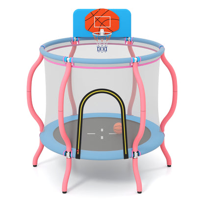 Kids Trampoline Indoor & Outdoor Pumpkin Trampoline, Pink Trampolines Pink at Gallery Canada