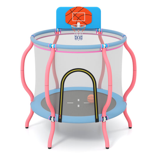 Kids Trampoline Indoor & Outdoor Pumpkin Trampoline, Pink Trampolines Pink at Gallery Canada