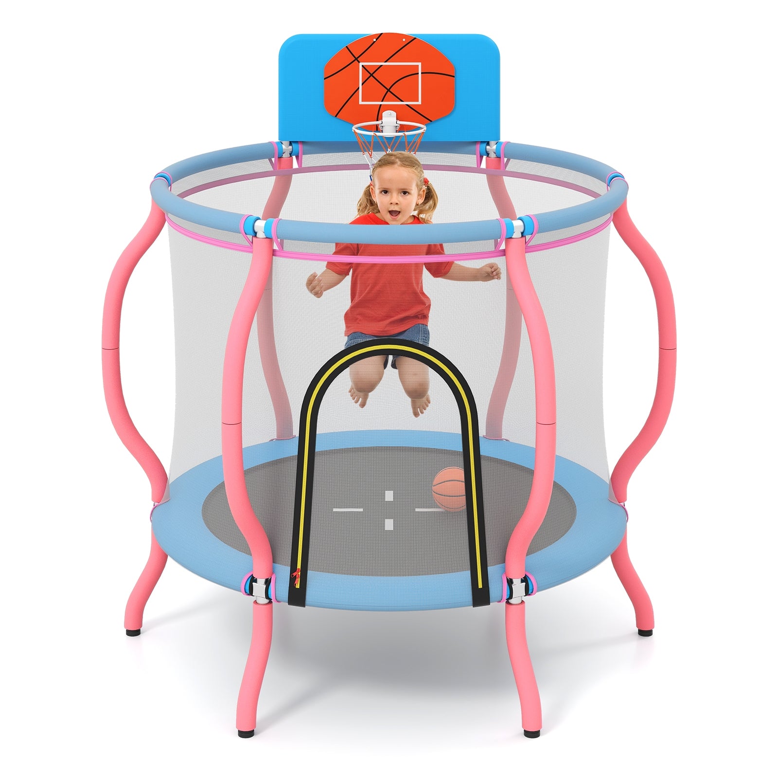 Kids Trampoline Indoor & Outdoor Pumpkin Trampoline, Pink Trampolines at Gallery Canada