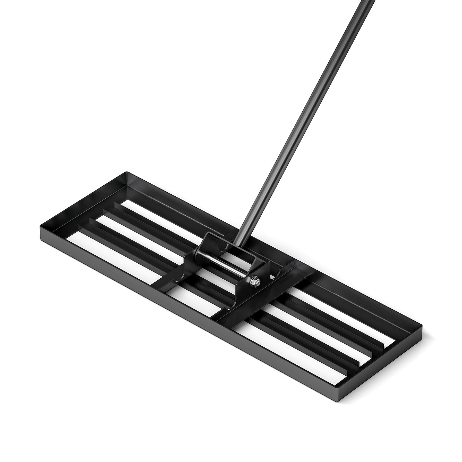 30 x 10 Inch Lawn Leveling Rake with Ergonomic Handle, Black Lawn Care Tools at Gallery Canada