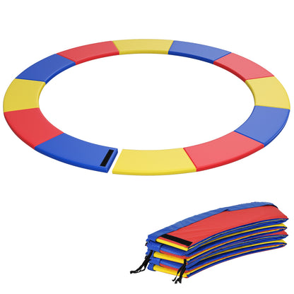 Remplacement de coussin de trampoline 10 pieds, coussin de sécurité, sangles de fixation, multicolore