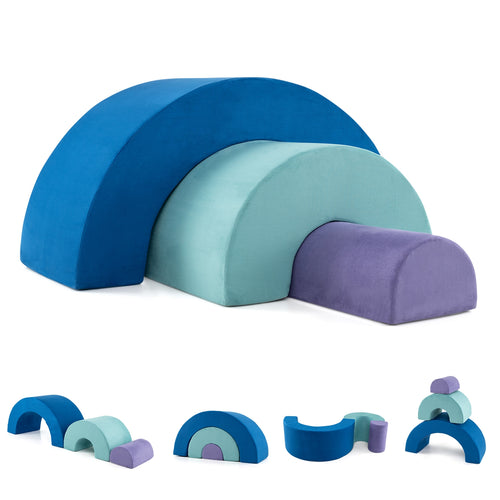 Rainbow Arc Climber Playset, Foam Climbing Blocks, Multicolor