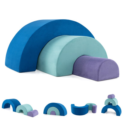 Rainbow Arc Climber Playset Foam Climbing Blocks with Machine Washable Covers, Multicolor Climbers & Slides at Gallery Canada