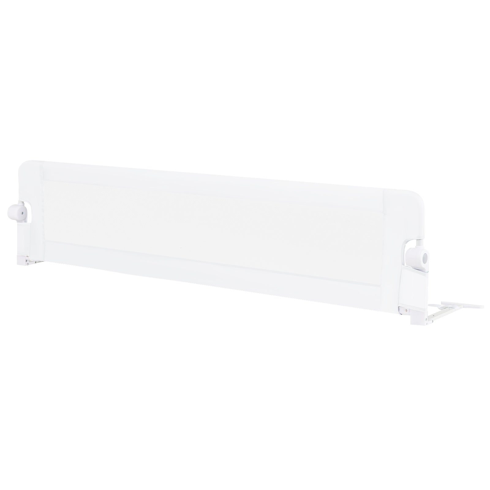 71-Inch Foldable Bed Rail, Adjustable Safety Strap, White Bed Rails at Gallery Canada