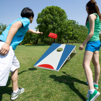 3 x 2FT Cornhole Board Set Portable Cornhole Board with Foldable Legs and Side Handle, Blue Game Room at Gallery Canada