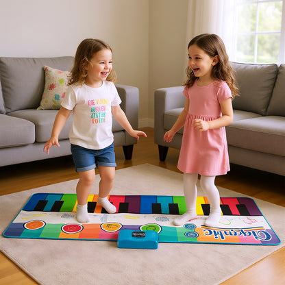 Floor Piano Dance Mat for Kids Musical Playmat with 8 Instrument Sounds, Multicolor Pianos & Keyboards at Gallery Canada