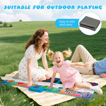 Floor Piano Dance Mat for Kids Musical Playmat with 8 Instrument Sounds, Multicolor Pianos & Keyboards at Gallery Canada