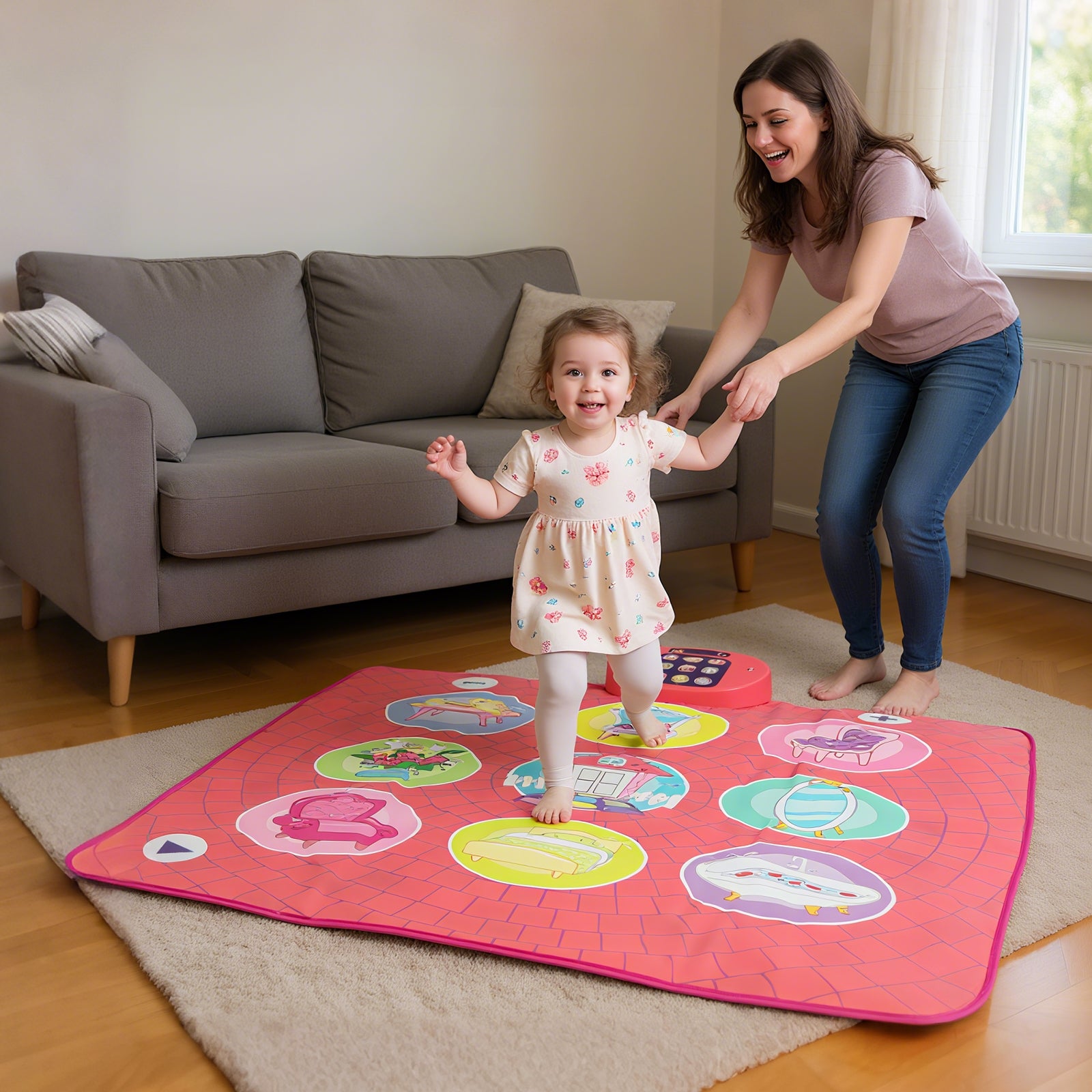 Fun Dance Mat for Kids Dance Pad Game Toy, Pink Pianos & Keyboards at Gallery Canada
