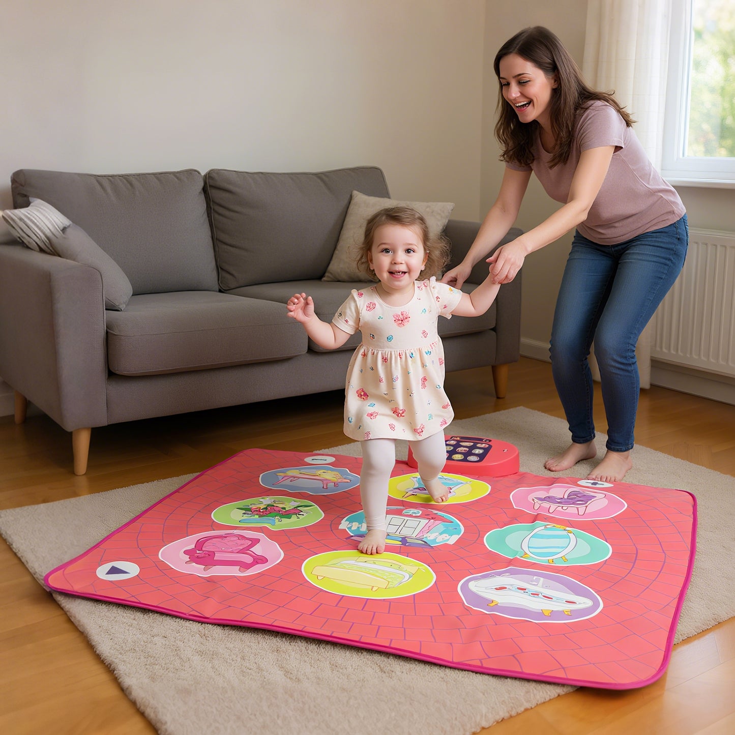 Fun Dance Mat for Kids Dance Pad Game Toy, Pink Pianos & Keyboards at Gallery Canada