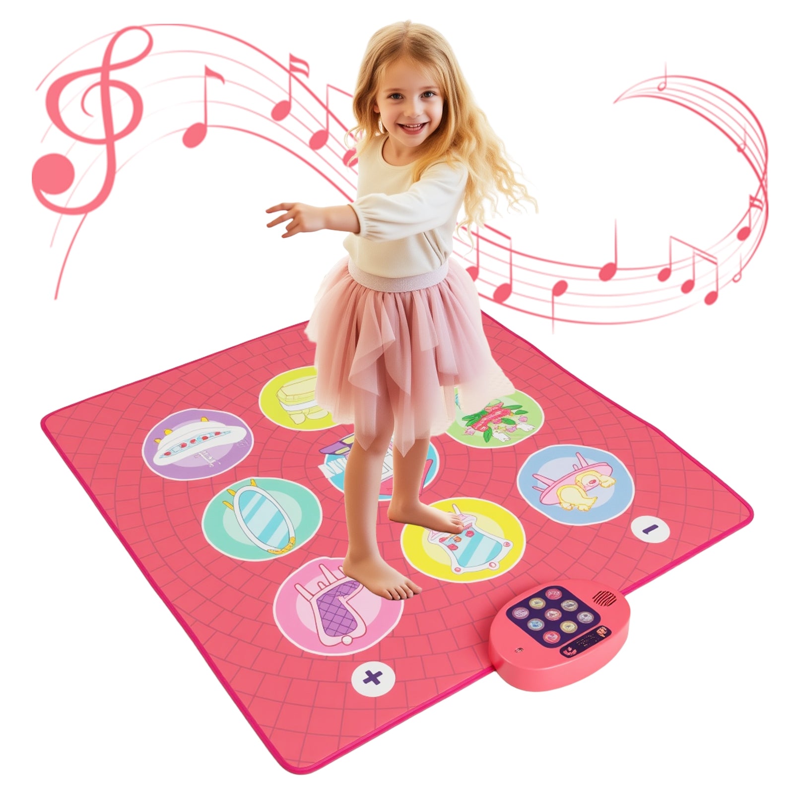 Fun Dance Mat for Kids Dance Pad Game Toy, Pink Pianos & Keyboards at Gallery Canada