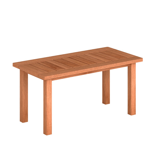 Patio Coffee Table, Slatted Tabletop, Natural Patio Coffee Tables Natural at Gallery Canada