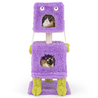 Monster Cat Tower, 2 Condos, Purple Cat Trees Condos & Scratchers at Gallery Canada