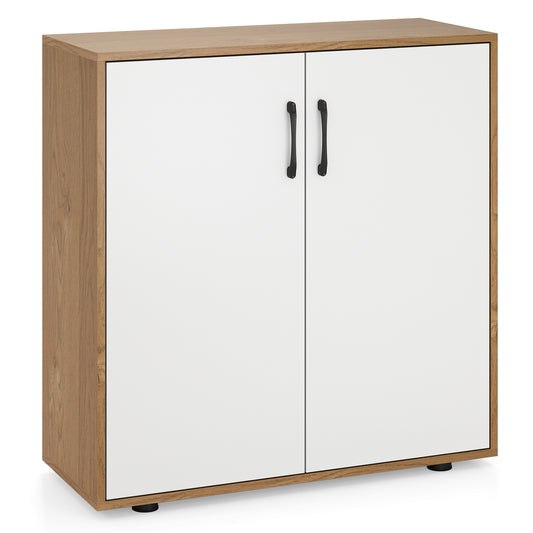 Coffee Bar Cabinet, Adjustable Shelf, 5-Position, Natural Sideboards Cabinets & Buffets Natural at Gallery Canada