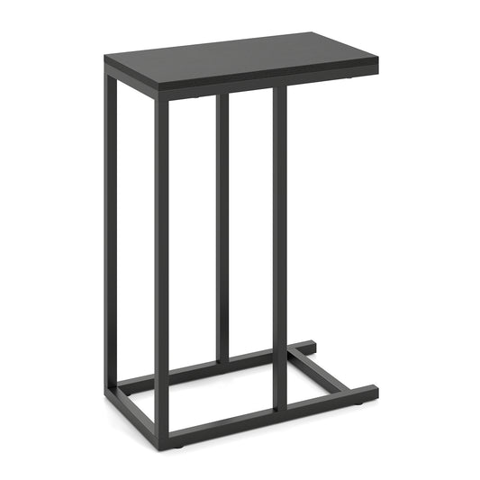 C-shaped Side Table with Heavy-duty Metal Frame, Black End & Side Tables Black at Gallery Canada