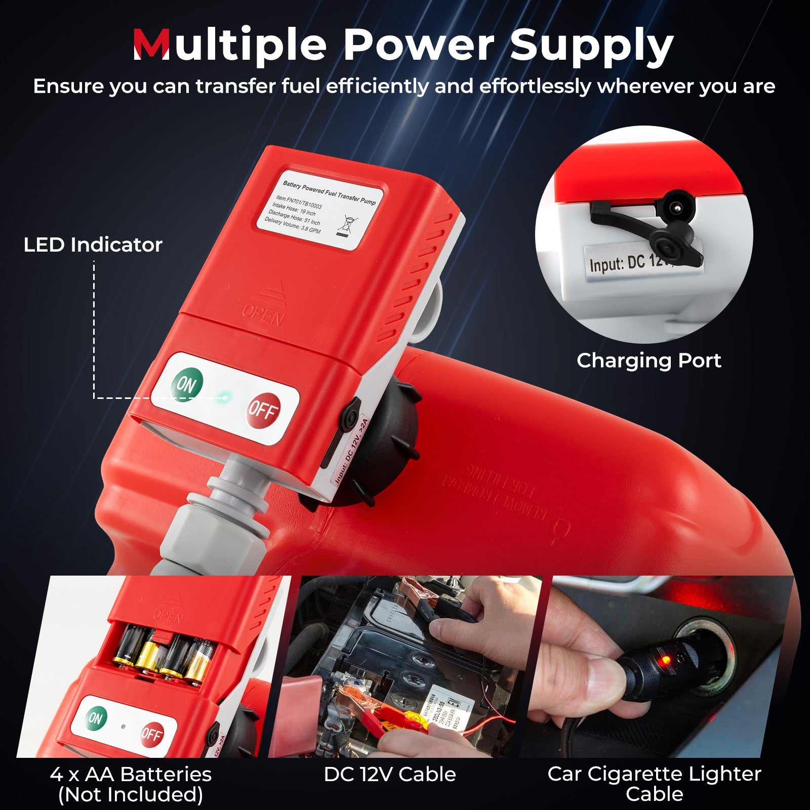 Fuel Transfer Pump with Nozzle for Flow Control and Stop Sheds & Outdoor Storage at Gallery Canada