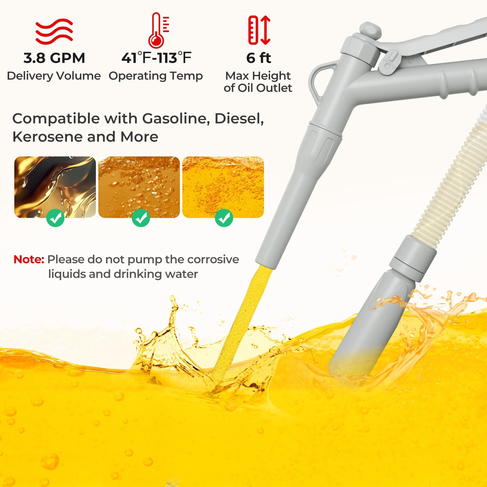 Fuel Transfer Pump with Nozzle for Flow Control and Stop Sheds & Outdoor Storage at Gallery Canada