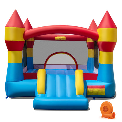 3-In-1 Kids Bouncer With Slide, 520W Blower, Blue Bounce House Blue at Gallery Canada