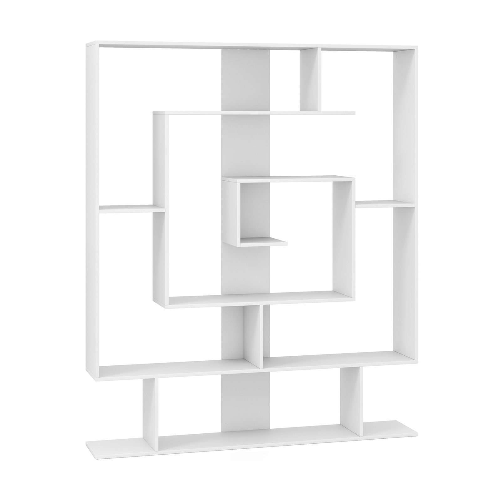 7-Tier Bookshelf Open Display Shelf Rack for Home Office, White Bookcases at Gallery Canada