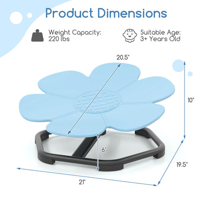 Kids Sensory Swivel Chair Elephant Petal 360° Spinning Chair, Blue Kids Chairs & Seating at Gallery Canada
