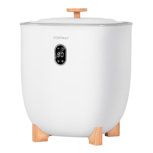 25L Towel Warmer Bucket, 2 Temperature Settings, Auto Shut Off, White Dryers White at Gallery Canada