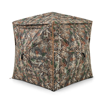 5-IN-1 Detachable Hunting Blind for 2-3 People with Skylight, Camouflage Tents at Gallery Canada