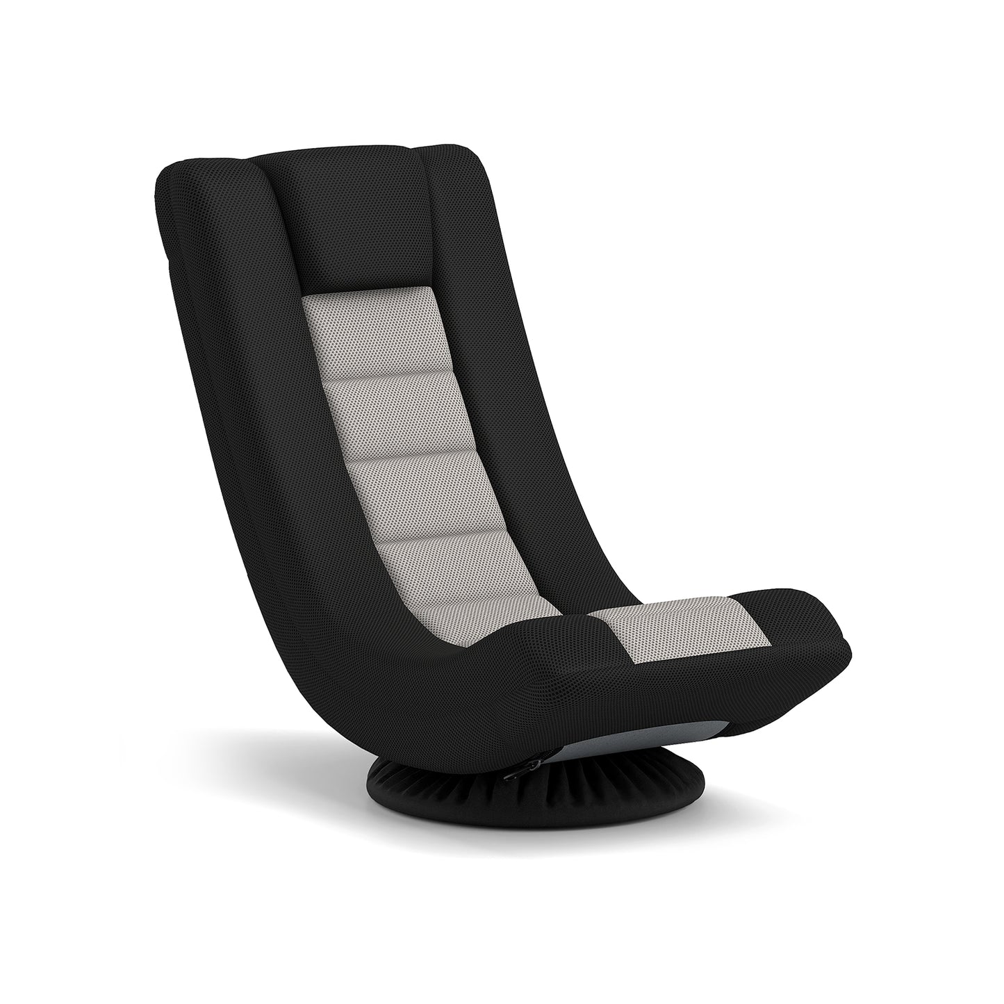 360° Swivel Gaming Chair with 4 Adjustable Position-Black and Gray, Black & Gray Gaming Chairs at Gallery Canada