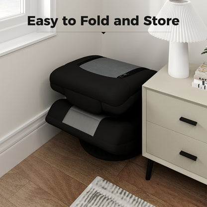 360° Swivel Gaming Chair with 4 Adjustable Position-Black and Gray, Black & Gray Gaming Chairs at Gallery Canada