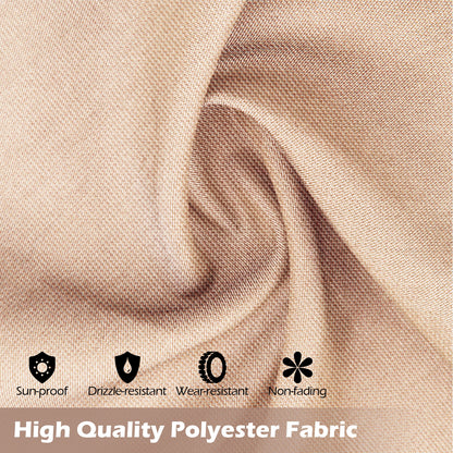 10 x 10 ft Flat Top Pergola with Retractable Canopy for Garden Pool Porch and Backyard, Beige Gazebos at Gallery Canada