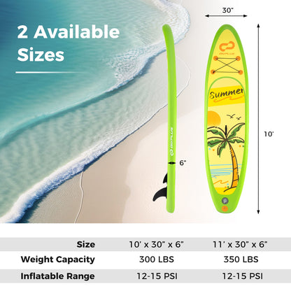 Inflatable Stand up Paddle Board iSUP Board Accessories with 3 Fins-S Surfing at Gallery Canada