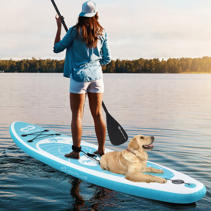 10/11 Feet Inflatable Stand Up Paddle Board with Premium SUP Accessories-L Water Sports at Gallery Canada