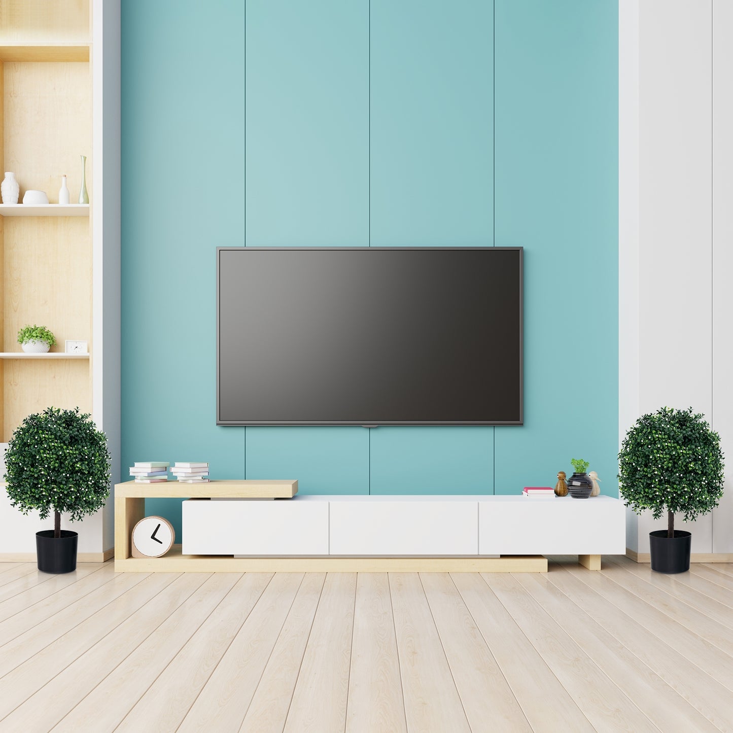 Artificial Boxwood Topiary Ball Tree Faux Bushes Ball Plants with UV Rated Leaves, Green Faux Plants at Gallery Canada