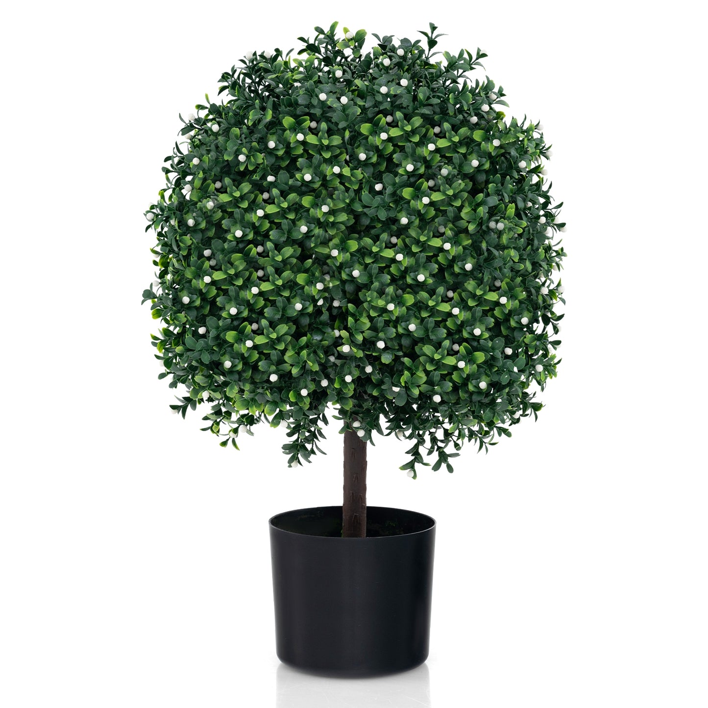 Artificial Boxwood Topiary Ball Tree Faux Bushes Ball Plants with UV Rated Leaves, Green Faux Plants at Gallery Canada